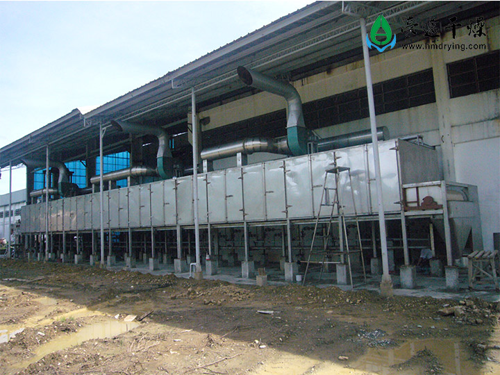 多級串聯(lián)網(wǎng)帶式干燥機(jī)